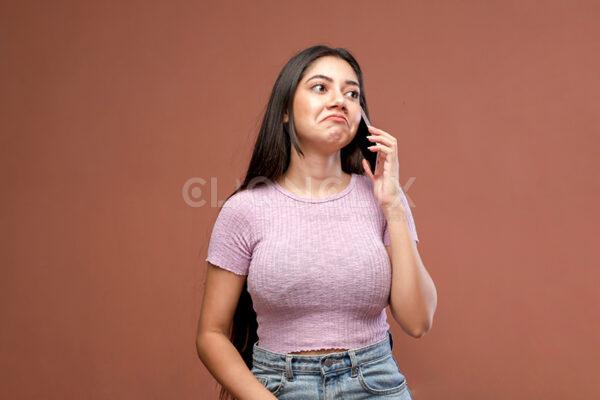 Woman Talking On the Phone, Cliqnclix