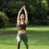 Beautiful Woman Doing Yoga, Cliqnclix