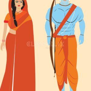 Lord Ram And Sita, Cliqnclix